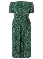 Dorothy Perkins Green Essential Ditsy Floral Print Jumpsuit