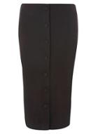 Dorothy Perkins Black Scuba Column Skirt