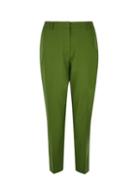 Dorothy Perkins Green Ankle Grazer Trousers