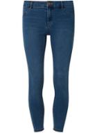 Dorothy Perkins Petite Blue 'frankie' Midwash Super Skinny Jeans