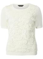 Dorothy Perkins Ivory Sequin Lace Tee