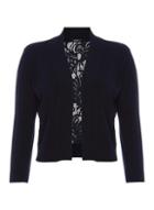 Dorothy Perkins *roman Originals Navy Lace Back Shrug