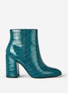 Dorothy Perkins Wide Fit Teal Absolute Ankle Boots