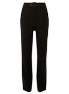 Dorothy Perkins *tall Black Belted Trousers