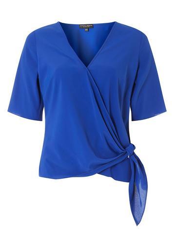 Dorothy Perkins Cobalt Ring Tie Side Top
