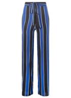 Dorothy Perkins Blue Striped Palazzo Trousers