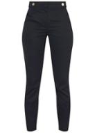 Dorothy Perkins *tall Navy Cropped Trousers