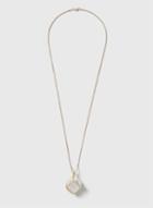 Dorothy Perkins Gold Square Shaker Pendant Necklace