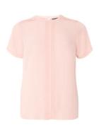 Dorothy Perkins Pink Pint Tuck Detail Top