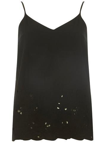 Dorothy Perkins Black Cutwork Camisole Top