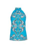 Dorothy Perkins Turquoise Halter Neck Top