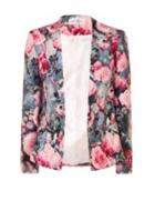 Dorothy Perkins *paper Dolls Rose Print Blazer