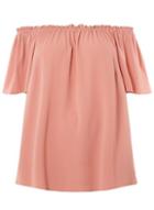 Dorothy Perkins Dp Curve Pink Rose Bardot Top