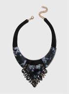 Dorothy Perkins Marble Fabric Back Necklace