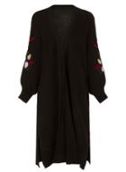 Dorothy Perkins *girls On Film Black Embroidered Cardigan