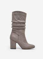 Dorothy Perkins Wide Fit Grey 'kind' Boots