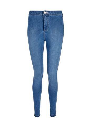 Dorothy Perkins Midwash 'lyla' Ultra High Waist Skinny Jeans