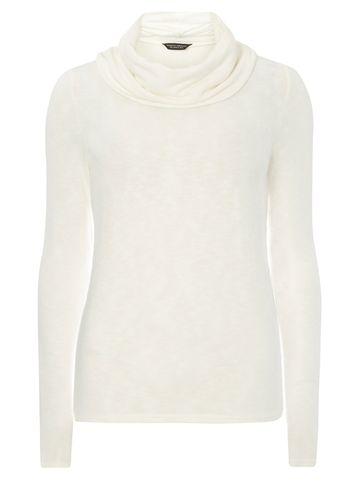 Dorothy Perkins Ivory Cosy Cowl Neck Top