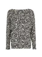 Dorothy Perkins Black Monochrome Print Batwing Jumper