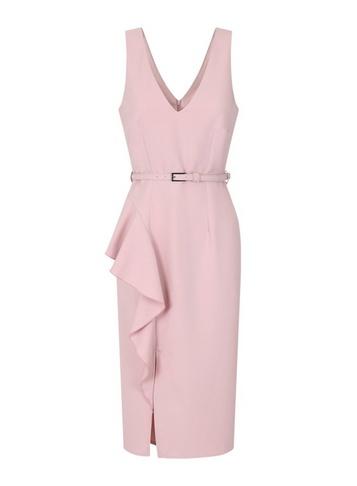 *paper Dolls Stone Bodycon Frill Dress