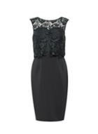*showcase Black 'lexi' Lace Midi Dress