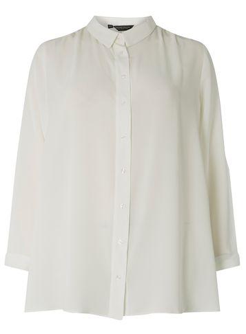 Dorothy Perkins Dp Curve Ivory Bubble Utility Shirt