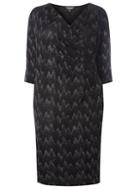 *billie & Blossom Curve Glitter Wrap Dress