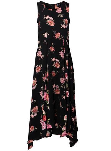Dorothy Perkins *izabel London Multi Black Floral Fit And Flare Dress