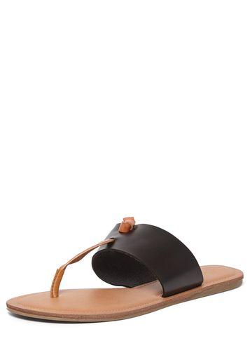 Dorothy Perkins Black 'frazer' Toepost Sandals