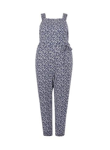 Dorothy Perkins *dp Curve Blue Ditsy Print Jumpsuit