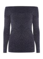 Dorothy Perkins Purple Bardot Long Sleeved Jumper