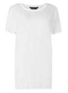 Dorothy Perkins *tall White Relaxed T-shirt