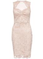 Dorothy Perkins *quiz Champagne Lace Bodycon Dress