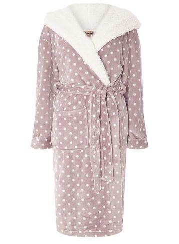 Dorothy Perkins Spot Rabbit Hood Robe