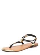 Dorothy Perkins Black 'fern' Stretch Sandals
