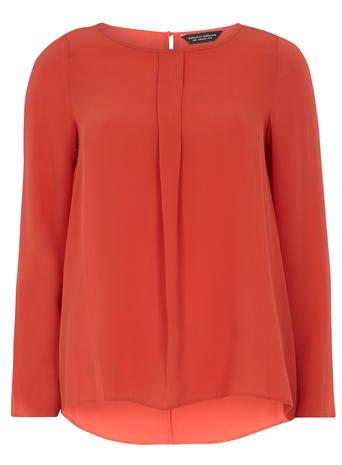Dorothy Perkins Coral Bell Sleeve Top