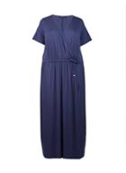 Dorothy Perkins *dp Curve Navy Wrap Maxi Dress