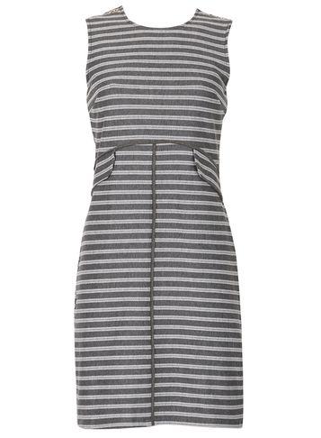 Dorothy Perkins *izabel London Grey Sleeveless Dress