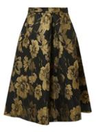 Dorothy Perkins *luxe Black And Gold Skirt