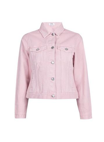 Dorothy Perkins Petite Pink Denim Jacket