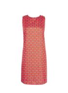 Dorothy Perkins *red Sleeveless Tie Back Shift Dress