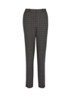 Dorothy Perkins *tall Charcoal Check Ankle Grazer Trousers