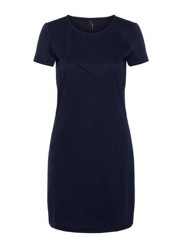 *vero Moda Navy Short Sleeve Jersey Shift Dress