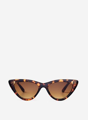 Dorothy Perkins Tortoiseshell Print Extreme Cat Eye Sunglasses