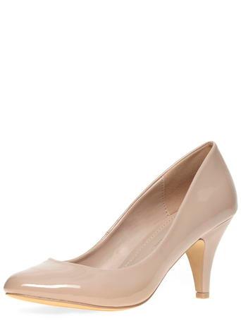 Dorothy Perkins Nude Casey Round Toe Court Shoes