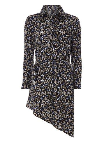 Dorothy Perkins *izabel London Multi Blue Shirt Dress