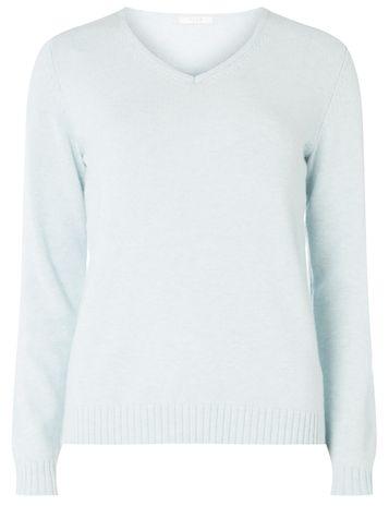 Dorothy Perkins *vila Light Blue V-neck Knitted Top