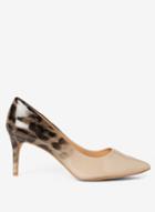 Dorothy Perkins Wide Fit Nude 'eden' Court Shoes