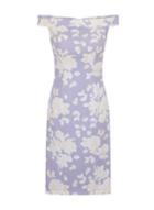 Dorothy Perkins *chi Chi London Purple Floral Print Bodycon Dress