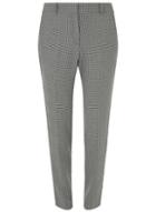 Dorothy Perkins *tall Grey Gingham Side Striped Trousers